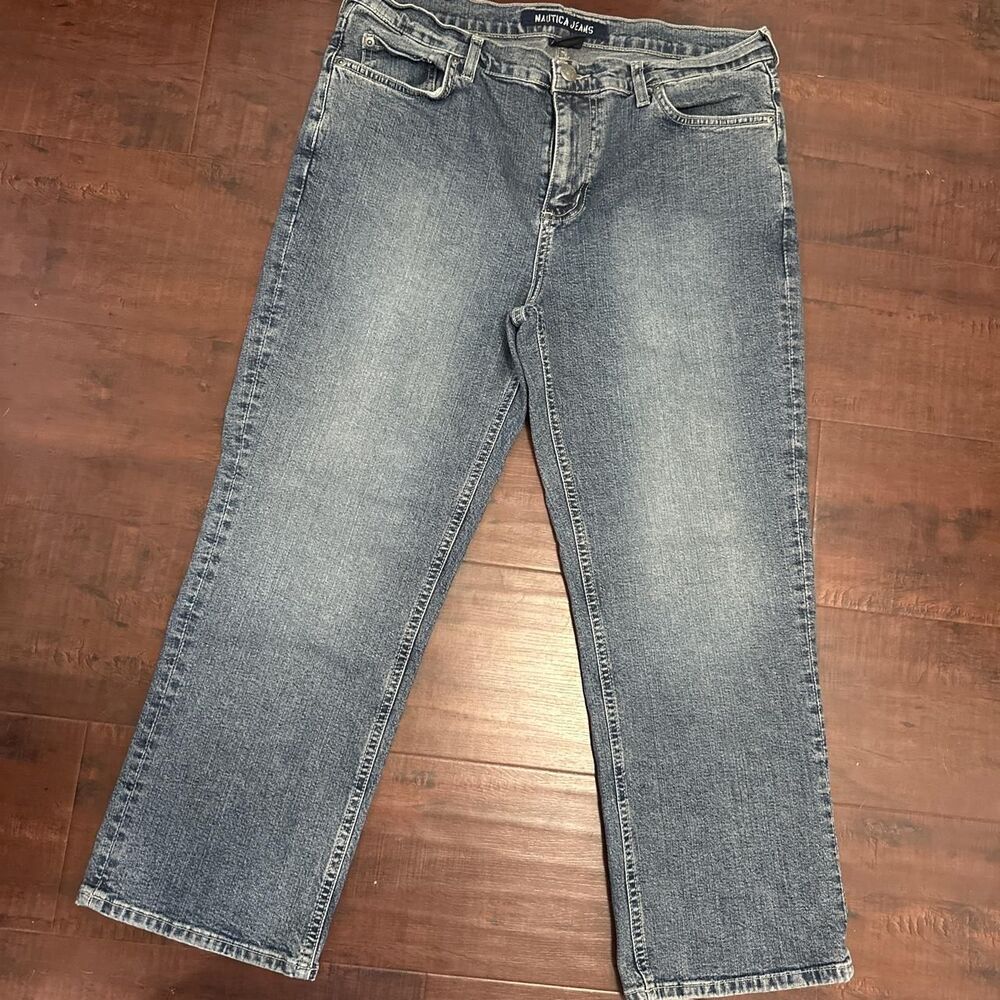 Vintage Nautica Women's Blue Capri Jeans, Size 10